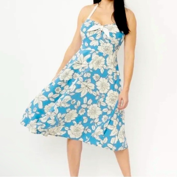 NWT Unique Vintage halter dress - Picture 1 of 8